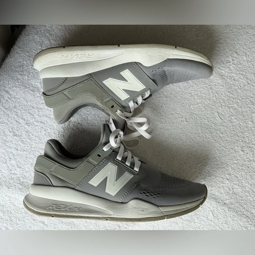 New Balance 247 Gray and White Women's Sneakers